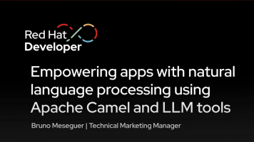 Empowering apps with natural language processing using Apache Camel and LLM tools