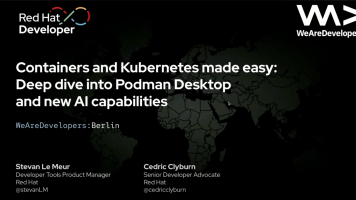 Containers and Kubernetes made easy: Deep dive into Podman Desktop and new AI capabilities
