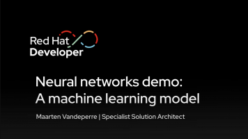 Neural networks demo: A machine learning model